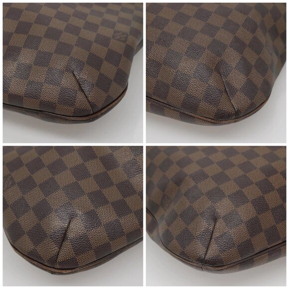 LOUIS VUITTON Damier Ebene Bloomsbury GM Shoulder Bag LV Auth - Picture 15 of 16